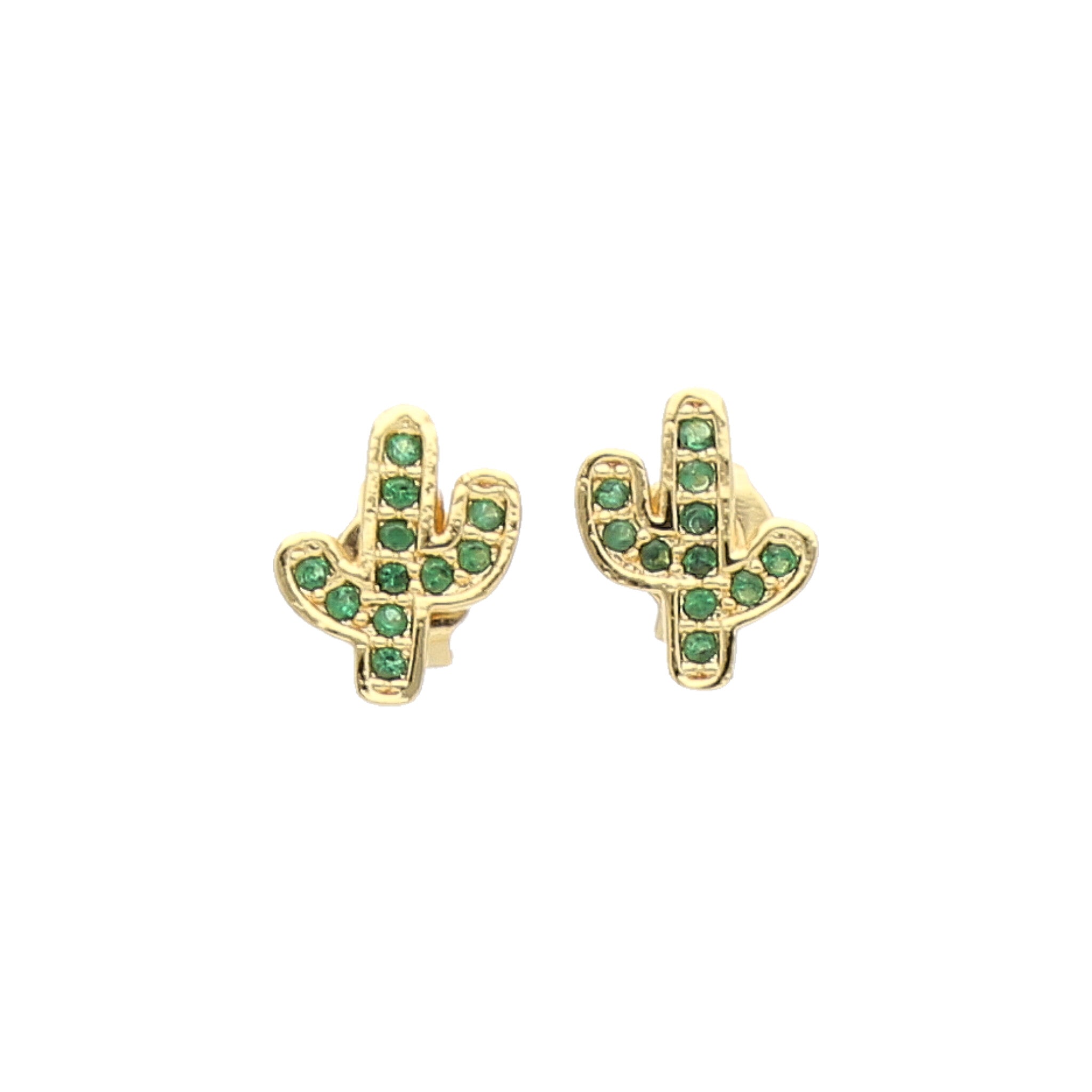 Aretes Broquel Cactus