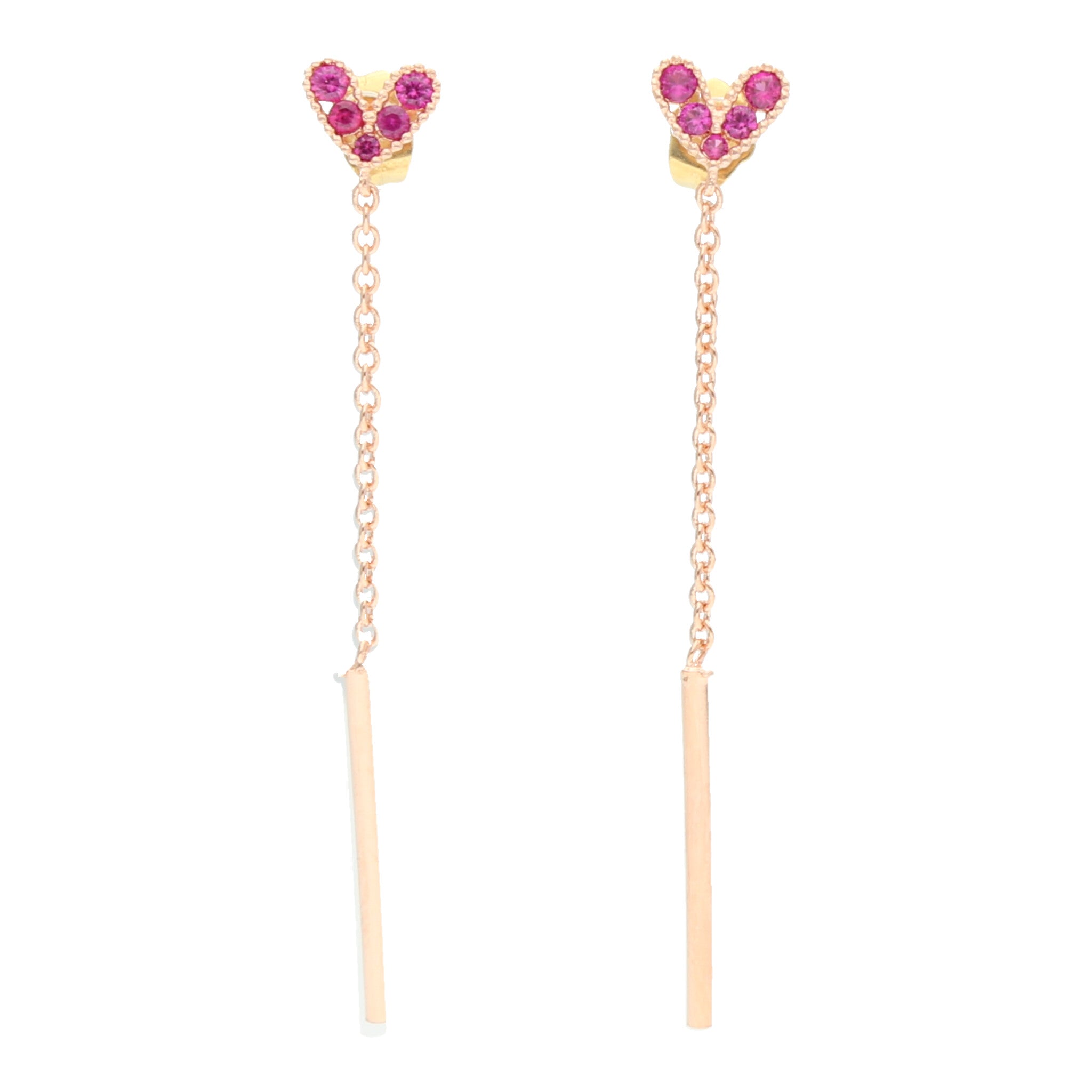 Mini Corazon Oro Rosa