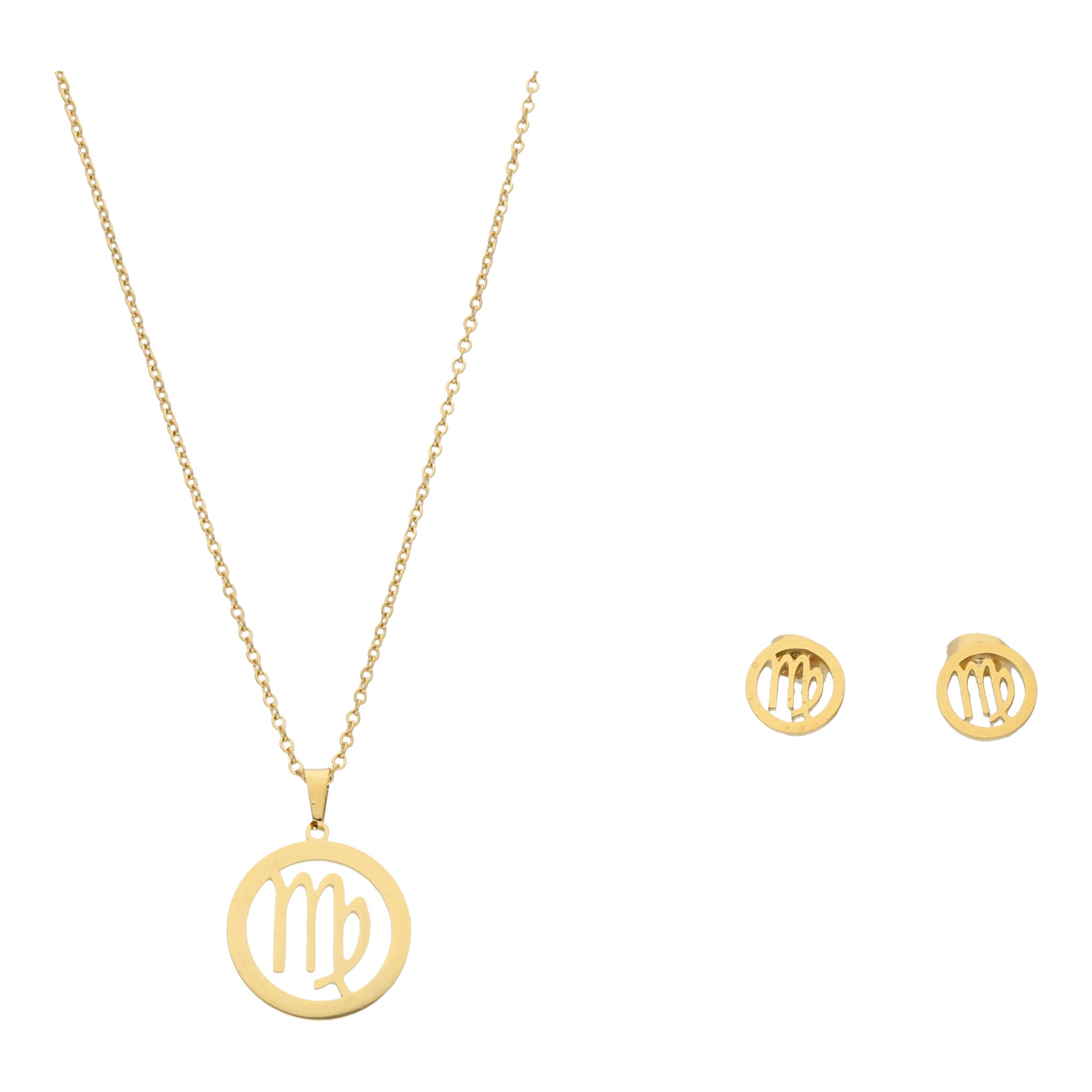 Virgo Collar y Aretes