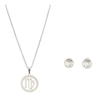 Virgo Collar y Aretes