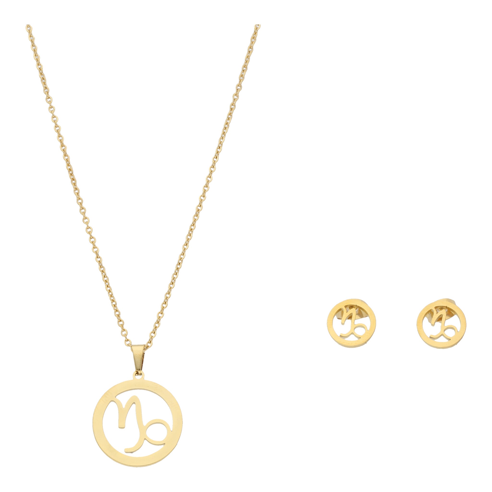 Capricornio Collar y Aretes