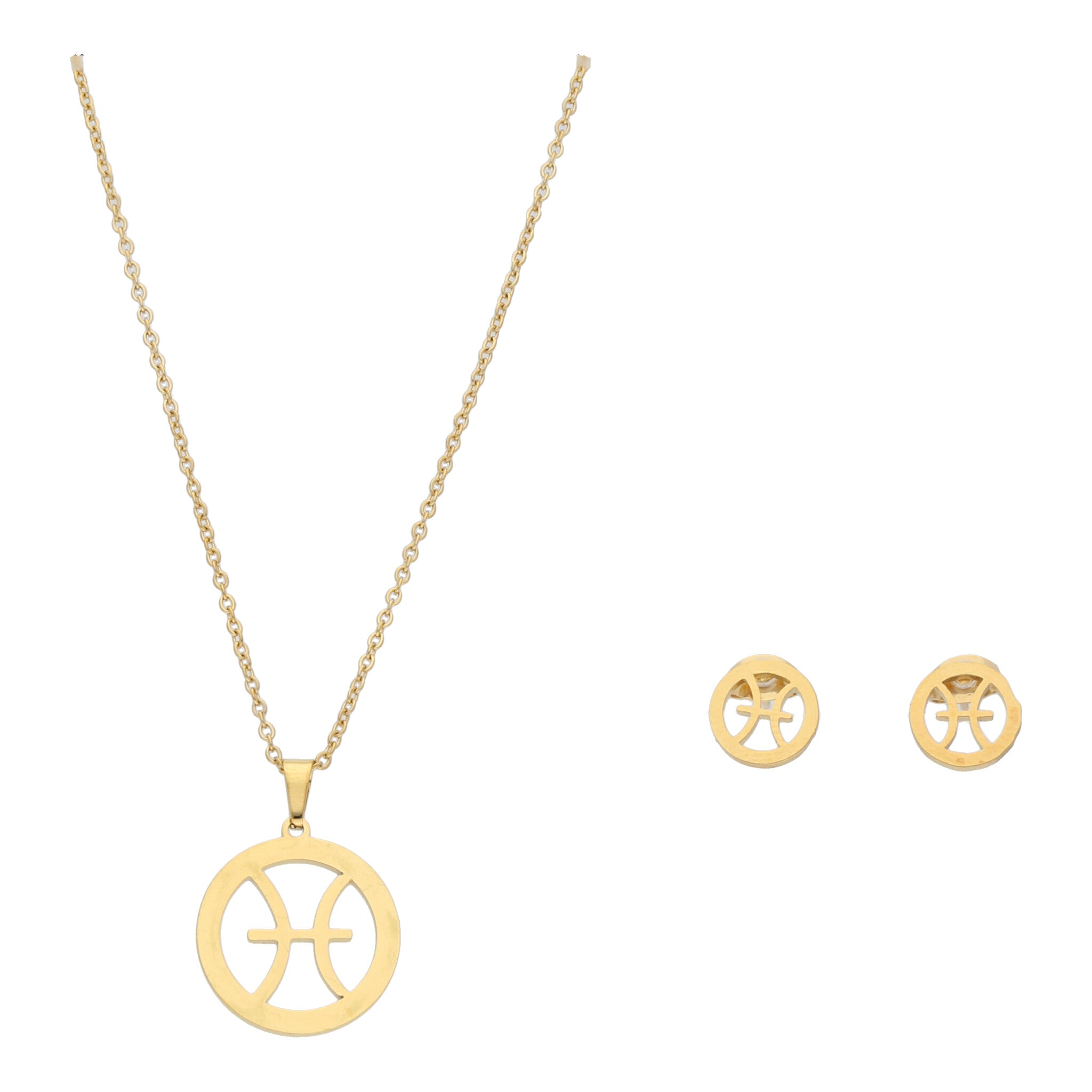 Piscis Collar y Aretes