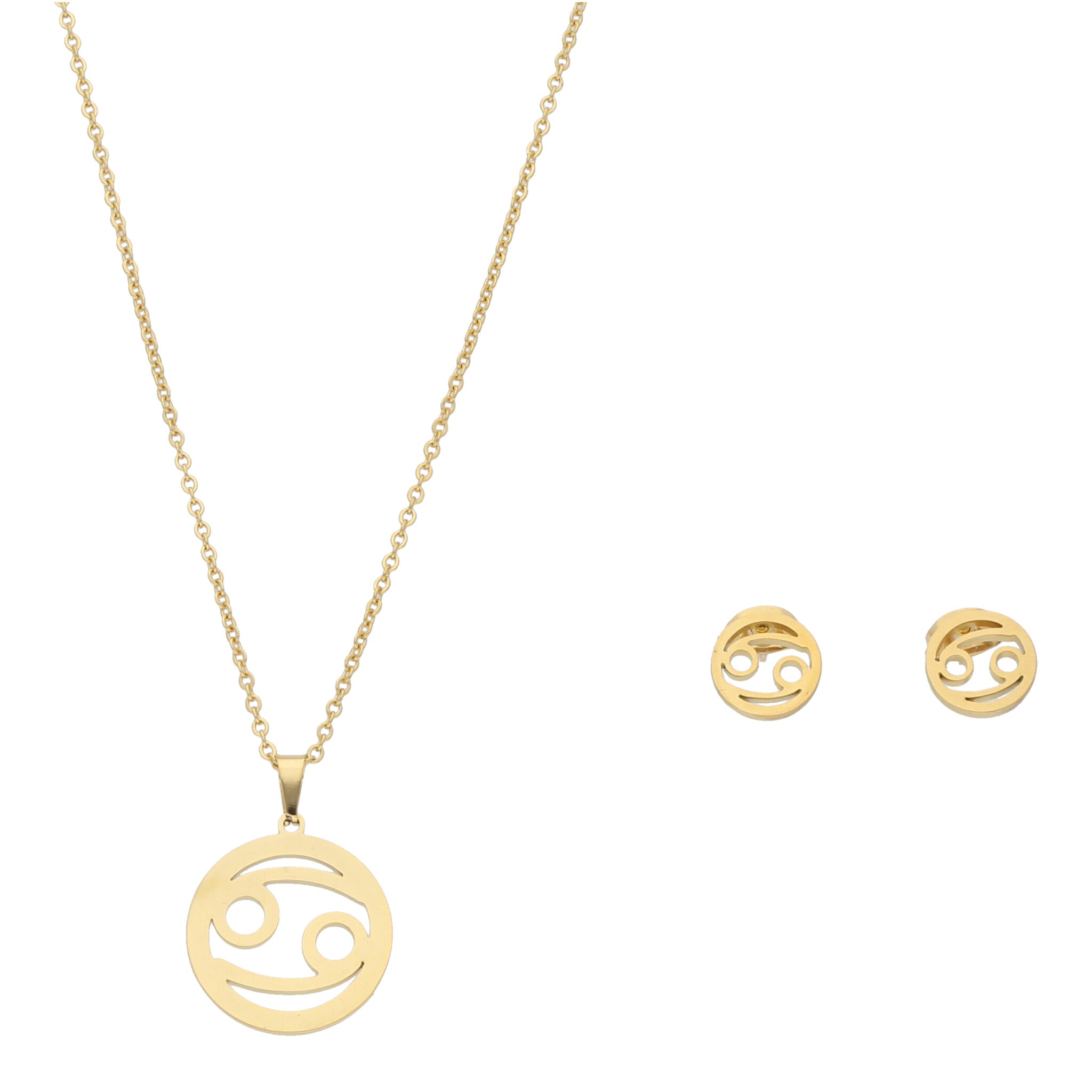 Cáncer Collar y Aretes