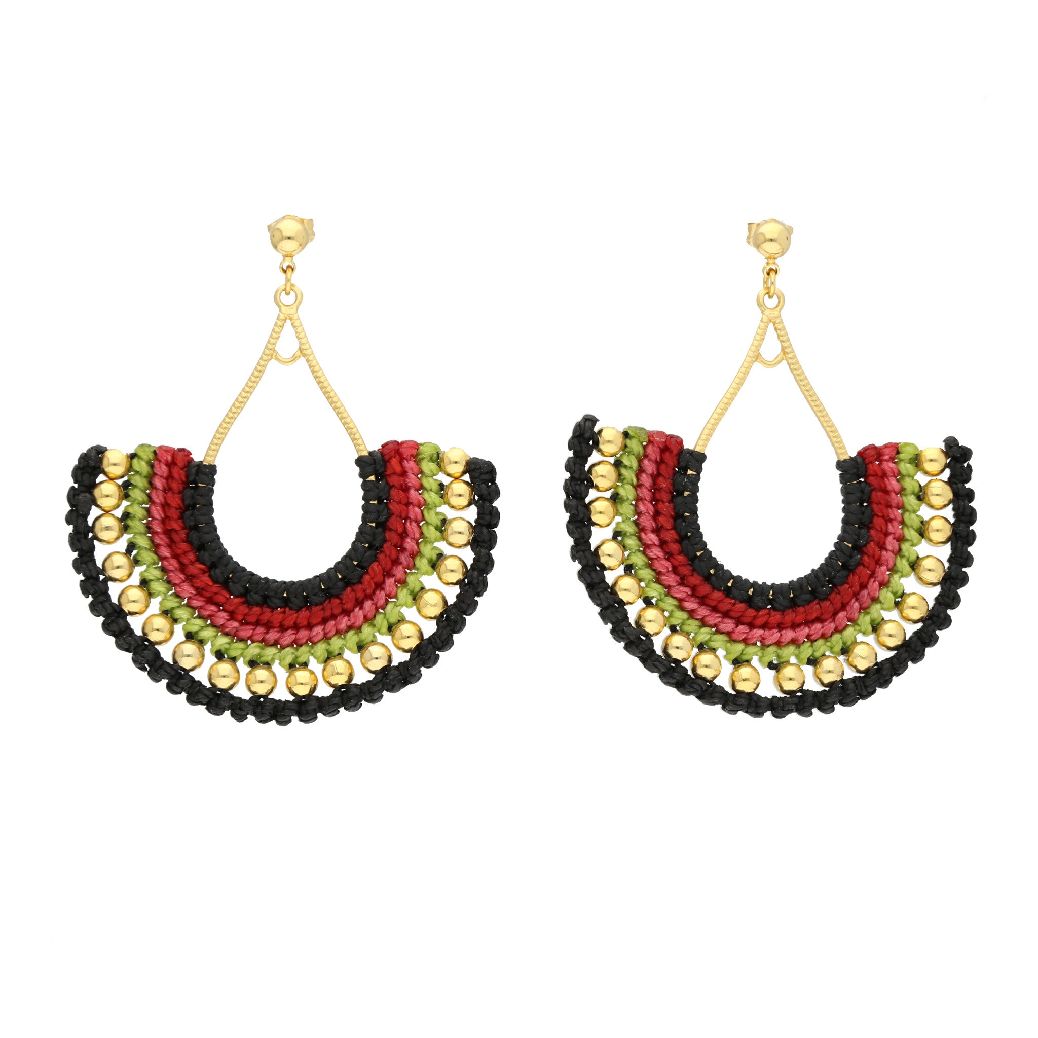 Abanicos Boho Negros