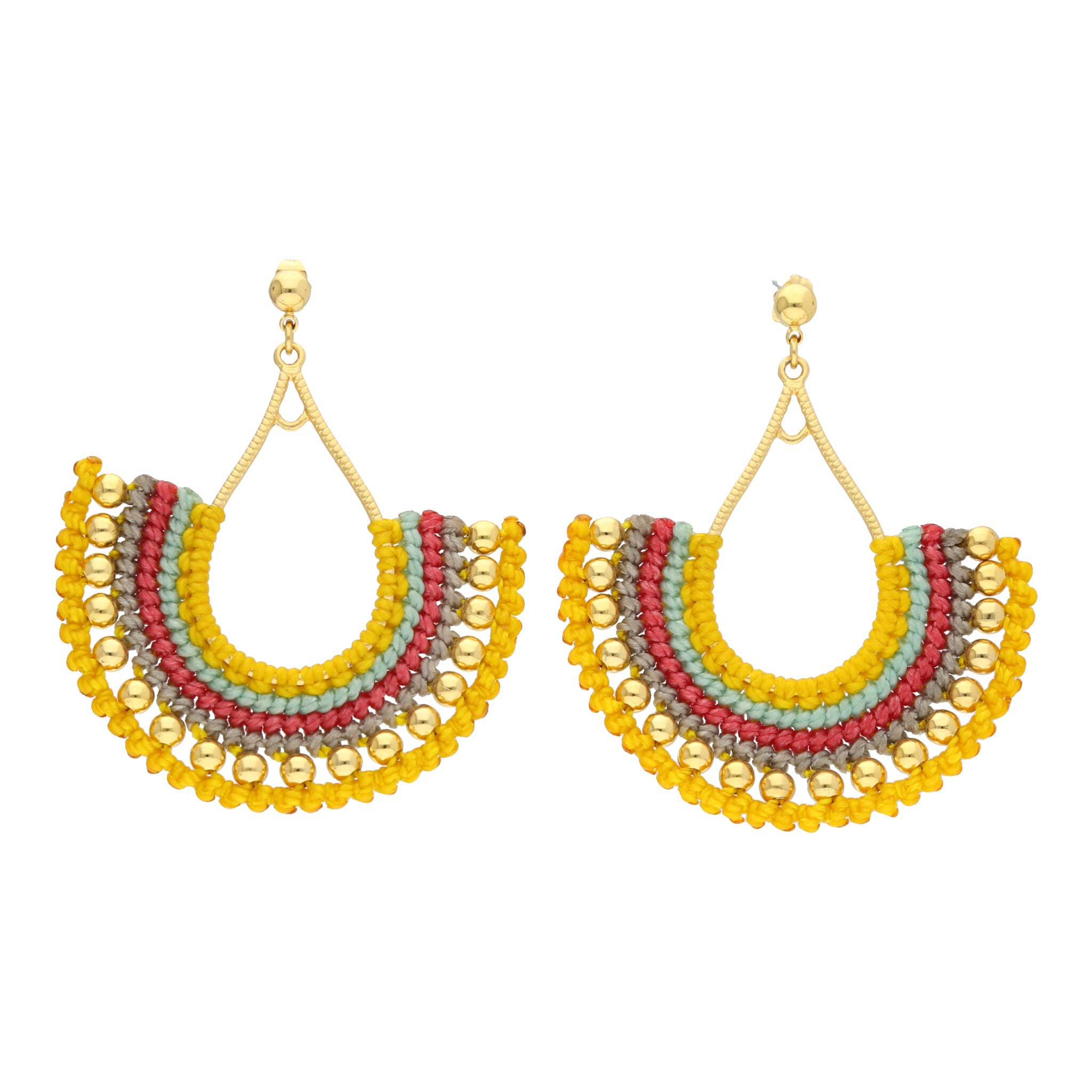 Abanicos Boho Amarillo