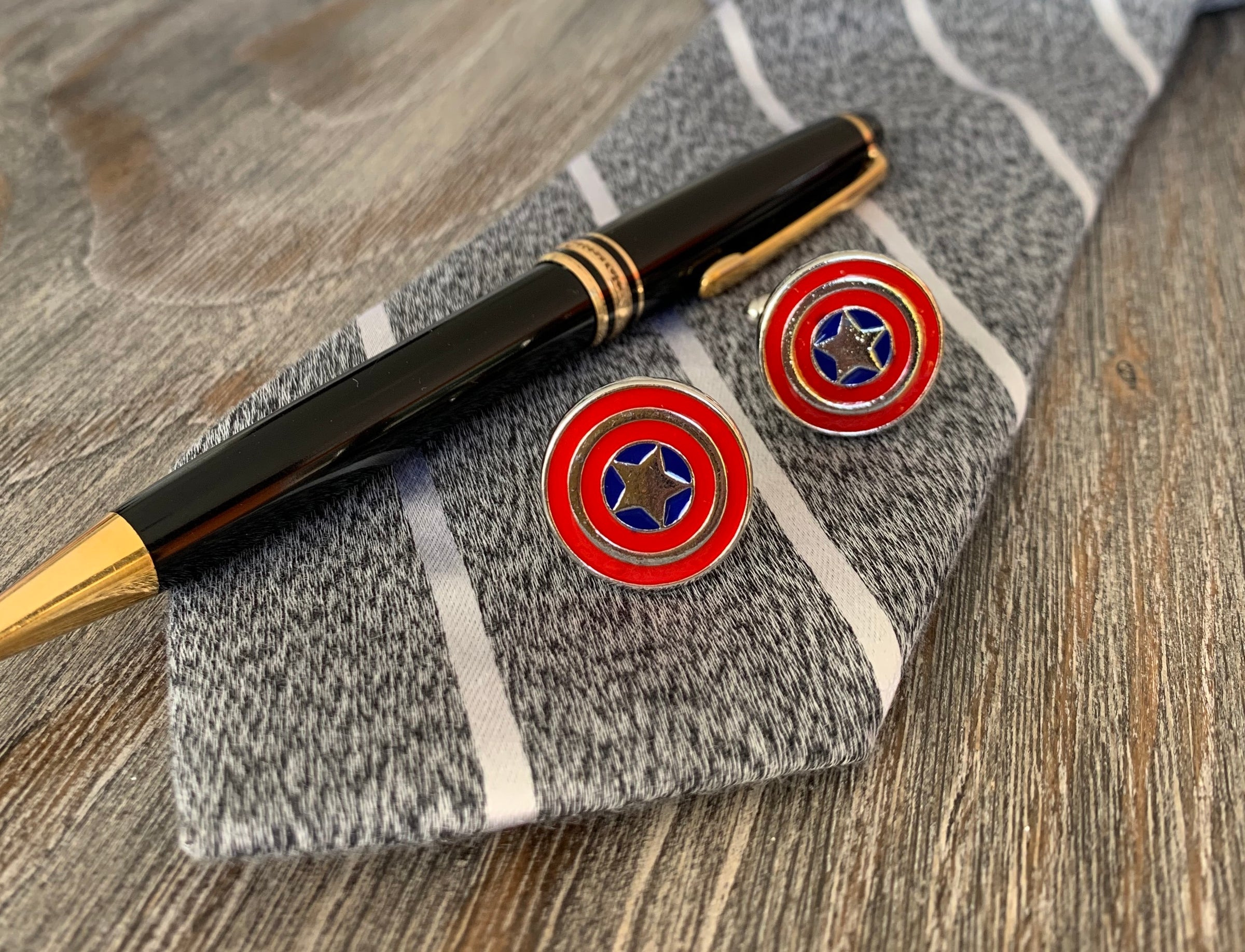 Mancuernillas Cap América