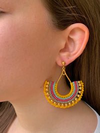 Abanicos Boho Amarillo