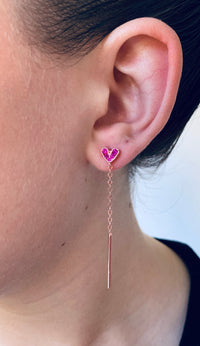 Mini Corazon Oro Rosa