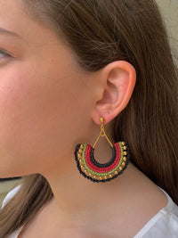 Abanicos Boho Negros