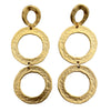 Aretes Aros dorados