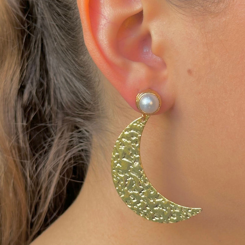 Aretes lunas