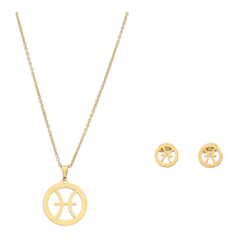 Piscis Collar y Aretes