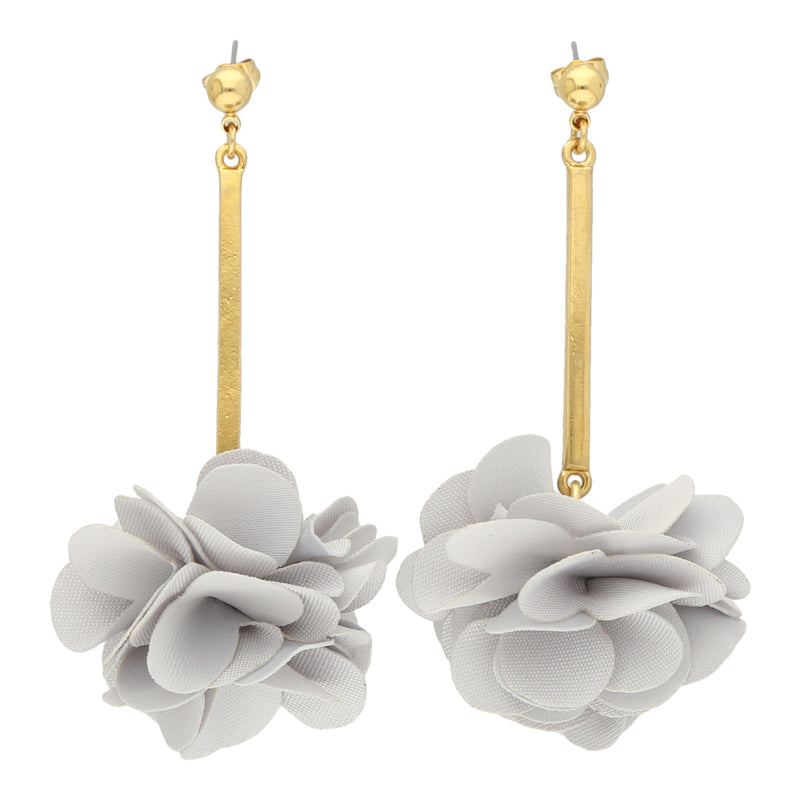 Flores Gris Claro