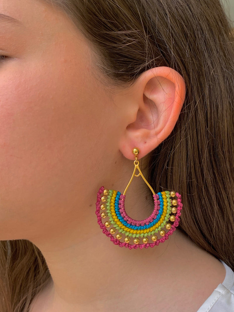 Abanicos Boho Rosa